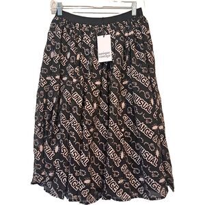 Unique Vintage x Beetlejuice Hilty Strange & Unusual Tulle Skirt Black Sz M NWT